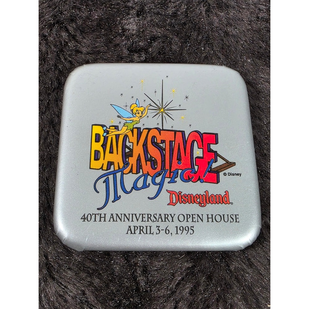 Vintage Disneyland Backstage Magic 40th Anniversary Open House 95 Tinkerbell Pin